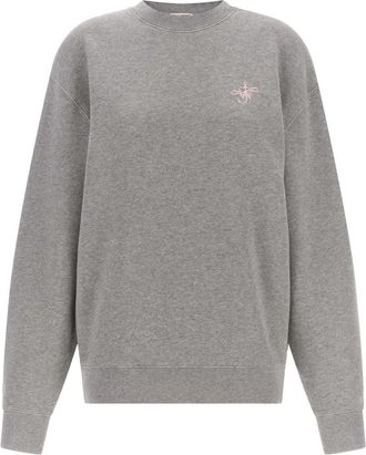J.W.Anderson Ribbon Anchor Sweatshirt - Dames - Sweatshirts - Grijs - M - Katoen - Hoodies & sweatvesten