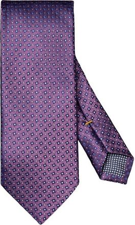 Eton Medallion Silk Jacquard Tie in Medium Purple at Nordstrom