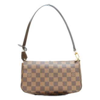 Louis Vuitton Brown Damier Canvas Pouch (Pre-Owned)