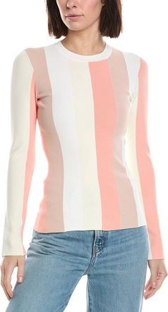 3.1 Phillip Lim Colorblock Stripe Long Sleeve Ribbed Pullover