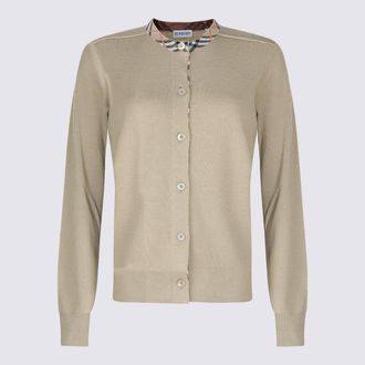 Burberry Beige Wool Knitwear