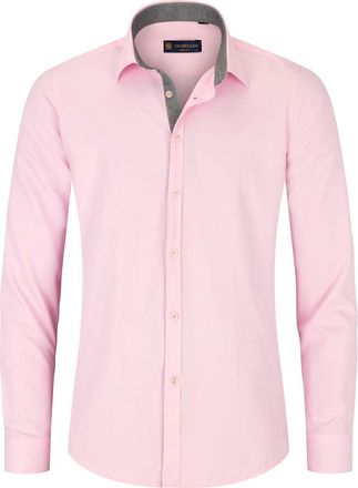 TruClothing Pink Button Down Cuff Long Sleeve Shirt