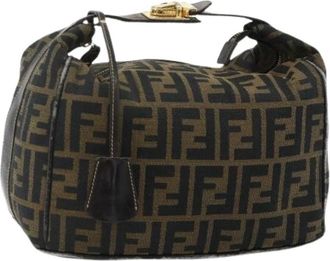Fendi Pre-owned Vintage Handbag - Dames - Vintage Handtas - Bruin - ONE Size - Leer - Vintage