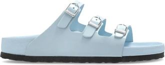 Birkenstock Florida Fresh - Dames - Sandalen - Blauw - 40 EU - Leer - Schoenen