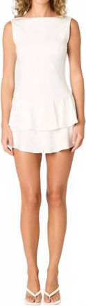 Nia Nari Mini Dress In White