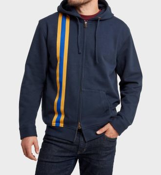 Upstate Stock Ferdinand Hoodie In Navy