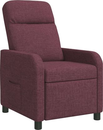 vidaXL Recliner Morado Tela Vidaxl