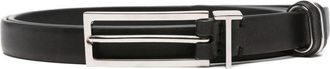 Tom Ford Mens Leather Belt T Loop Black