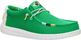 Hey Dude Wally Lace-Up Shoe in Green at Nordstrom, Size 15