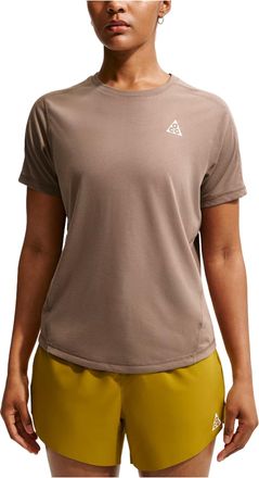 Nike (WMNS) Nike x ACG Dri-FIT T-Shirt Mink Brown Summit White IO9650-214