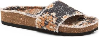 Free People Woven Wonders Slide Sandal in Black Combo at Nordstrom, Size 7.5