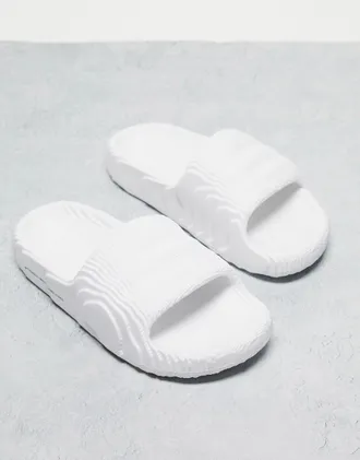 adidas Originals Adilette 22 - Slider bianche-Bianco
