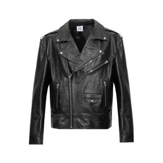 VETEMENTS Leather Jassen - Heren - Zomerjassen - Zwart - M - Jassen