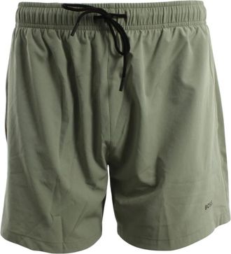 HUGO BOSS Tio Zwemshort - Heren - Strandmode - Groen - S - Polyester - Badmode