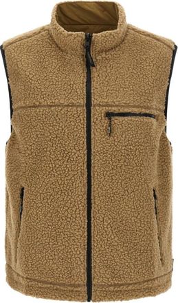 Gramicci Omkeerbaar Sherpa Vest - Heren - Bodywarmers - Beige - M - Polyester - Jassen