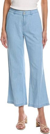 Nic+Zoe NIC+ZOE Petite Denim Linen Wide-Leg Pant