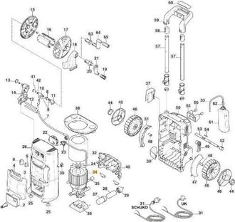 STIGA Sports Conjunto Bomba Stiga Original + Motor El&eacute;ctrico - 118820978/0