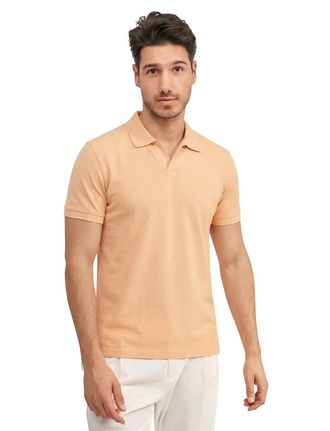 Blue industry Polo korte mouw Blue Industry oranje regular fit