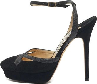 Jimmy Choo London Pumps 37 con plateau (13,5cm) - Nero