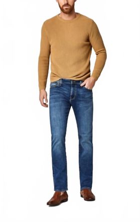 Mavi Mens Josh Bootcut Jean In Mid Brushed Organic Move