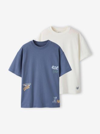 Jonen 2er-Pack T-Shirts Jungen JONEN graublau