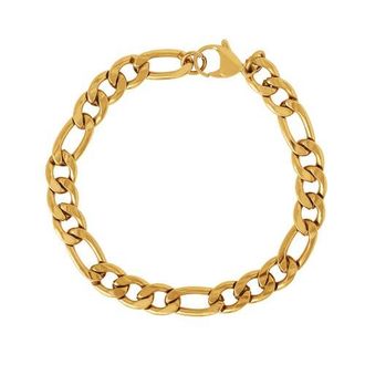 Lucky Brand Figaro Chain Bracelet, 8.5 Chain in Gold at Nordstrom