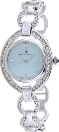 Christian Van Sant Womens Stella Blue Dial Watch