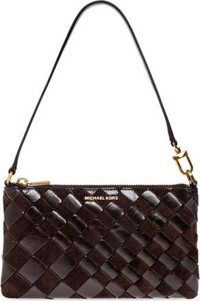 Michael Kors Jet Set Leren Schoudertas - Dames - Tassen - Bruin - Maat: ONE Size Leer