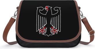 Generic Flag of Germany Fashion Womens Crossbody Bags Novelty Handbag Shoulder Bag Purse