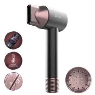 Cecotec Cecotec Secador De Pelo Iones Dryglam 2in1 Sensor Black. 1400w, 110000rpm, Tecnolog&iacute;a Sensor Temperatura, Motor Brushless