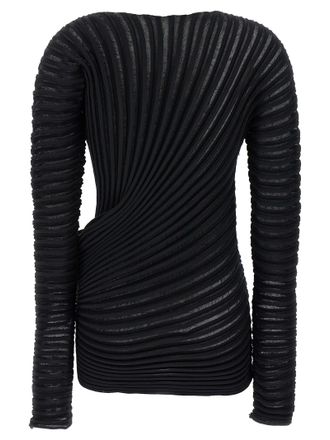 Issey Miyake Womens Black Polyester Shirt