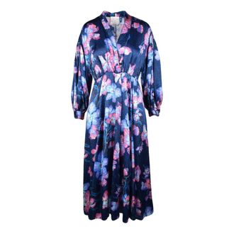 Forte_Forte jurk - Dames - Maxi kleedjes - Veelkleurig - XS - Kleedjes