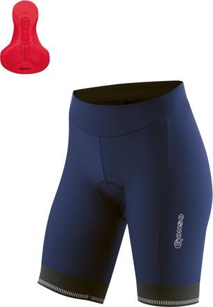 Gonso Fahrradhose GONSO SITIVO W 0, Damen, Gr. 46, N-Gr, dunkelblau, 65% Polyamid, 35% Elastan, Hosen Fahrradhose, Damen Radhose mit innovativem Sitzpolster