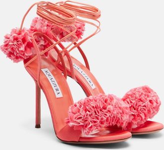 Aquazzura Sandalias Cherry Kiss con piel