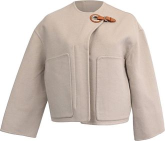 Herm&egrave;s Jacket With Buckle Detail (Authentic Pre-Loved)