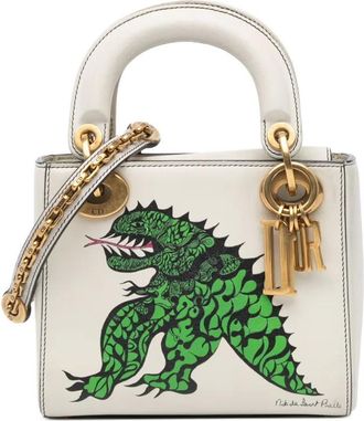Dior Borsa a tracolla Limited Edition Dragon Lady Dior Niki De Saint Phalle mini 2017 - Bianco