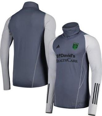 adidas Mens adidas Gray Austin FC Warm Raglan COLD.RDY Top at Nordstrom, Size Xxx-Large