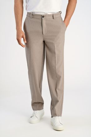 Lindbergh Chinohose LINDBERGH, Herren, Gr. XXL, N-Gr, stone mel, Web, Obermaterial: 67% Polyester, 30% Viskose, 3% Elasthan, meliert, unifarben, bequem lang, Ho