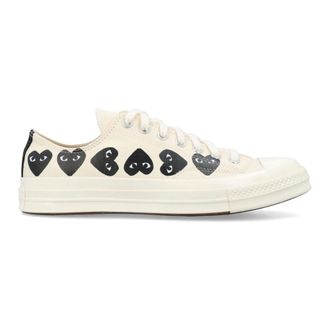 Comme Des Gar&ccedil;ons Sneakers, female, Beige, 3 UK, Chuck 70 Multi Heart Low Top