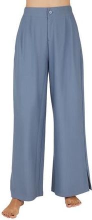 90 Degree by Reflex Fifth Ave Wide Leg Stretch Pants in Flint Stone at Nordstrom Rack, Size X-Small