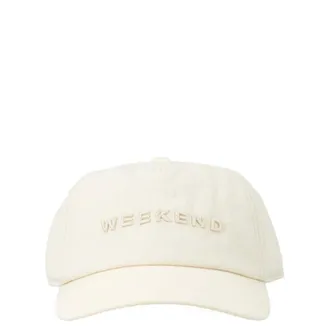 Max Mara Caps, female, White, Size: ONE SIZE Wkafalco Baseball Cap