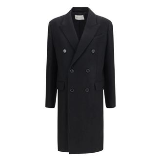 Ami Abrigo de Lana Cruzado - Coats - Mujer - Negro - XS
