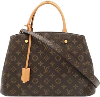 Louis Vuitton Borsa Pre-owned Vintage in Tela - - Pre-owned - Donna - Marrone - ONE SIZE