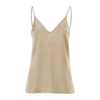Brunello Cucinelli Donna, Top, Beige, XS, new