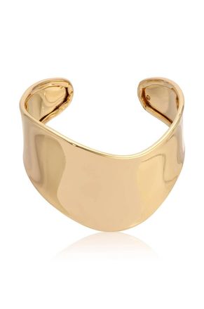 Ettika Womens Smooth Cuff Bracelet In Gold
