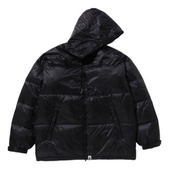 A Bathing Ape Shark Relaxed Fit Down Jacket Black 1K80-144-002-BLK
