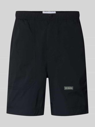 Columbia Regular Fit Shorts mit Logo-Patch Modell Landroamer in Black, Gr&ouml;&szlig;e XXL