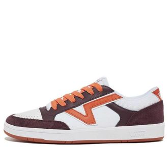 Vans Lowland CC New Varsity Shoes White Deep Burgundy VN0A4TZY4LX