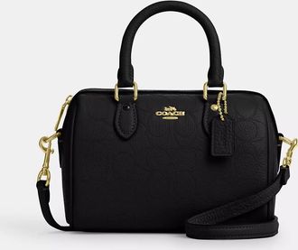 Coach Mini Rowan Crossbody Bag In Signature Leather