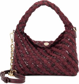 Dune London Womens Accessories Dinkydeliberate - Mini Woven Grab Bag - Purple - One Size